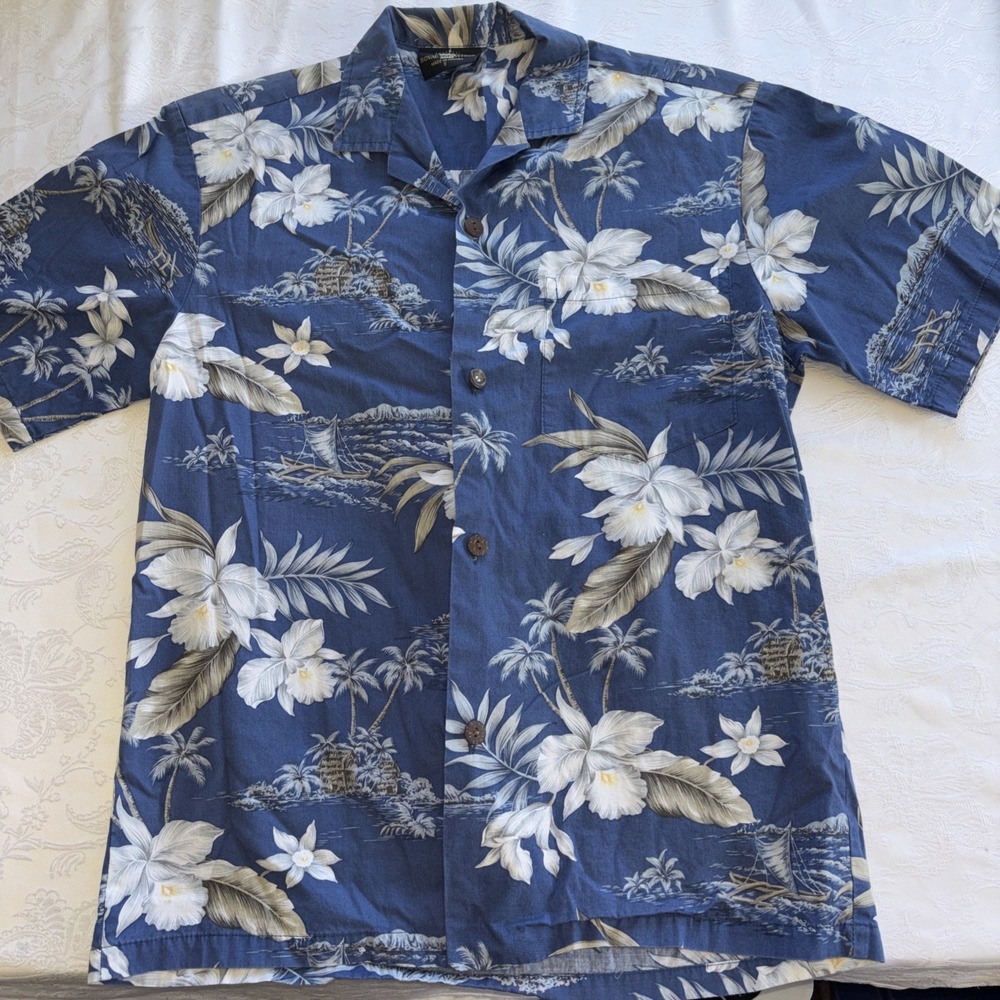 Vintage Royal Creations Aloha Shirt Sz S Dad Beach Made In Hawaii Tiki 90s